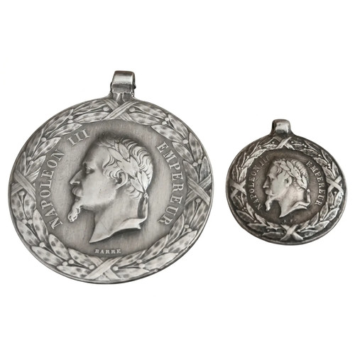 Lot médailles napoléon - napoléon, iii