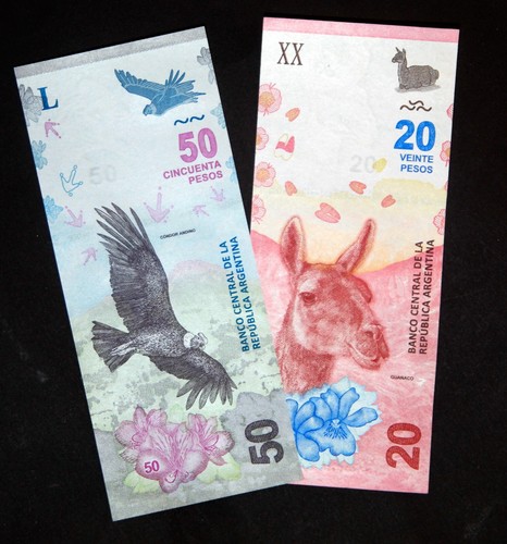 Argentine série billets 20 - argentine,