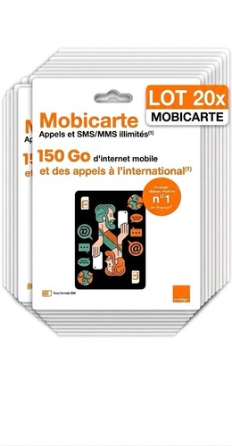 Lotto 20x carta sim - lotto,