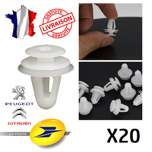 Clips agrafes fixation - clips,