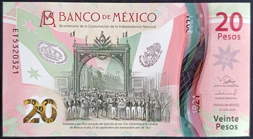 Messico serie et polimero - $20,